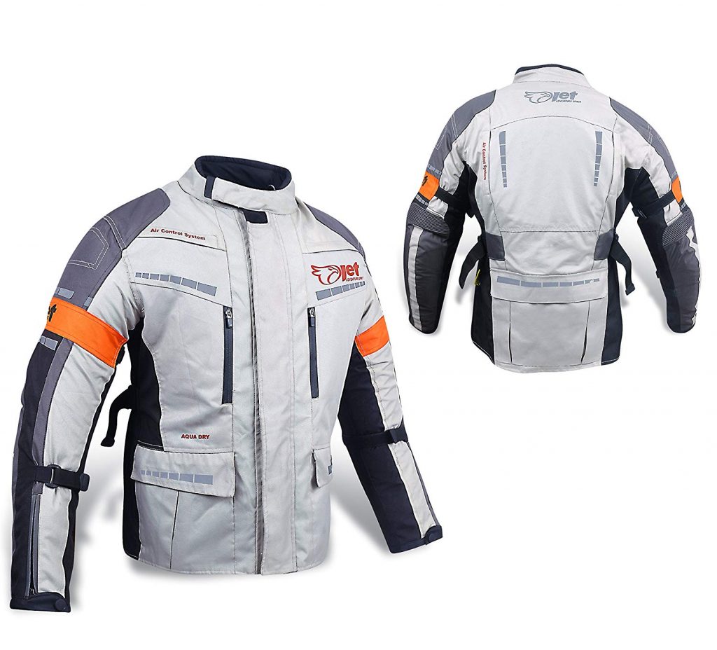 Veste Moto Textile Bogotto GPX Imperméable - Taille XL, Noir/rouge/bleu, Protections Incluses